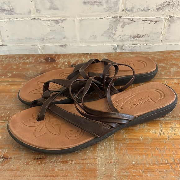 B.O.C. Born Concept Women's Strappy Boho Comfort Sandals Brown Size 8M - Picture 6 of 8